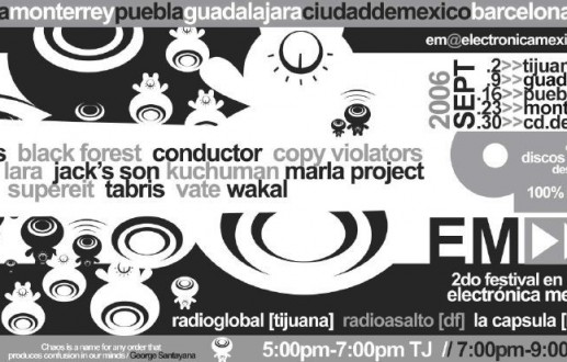Vate live via Internet at EM2, Second online Mexican Electronic Music Festival